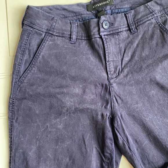 Liverpool Jeans Co. Girlfriend Chino Size 6 Blue - Picture 2 of 6